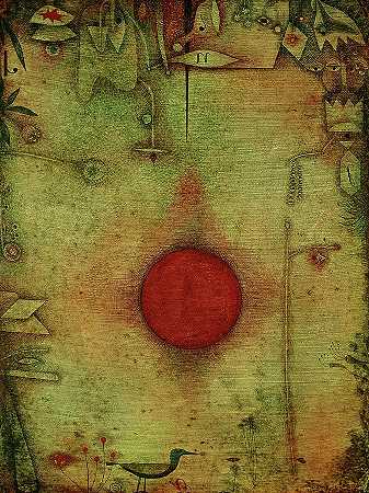 到边缘，到边缘`Ad Marginem, To the Brim by Paul Klee
