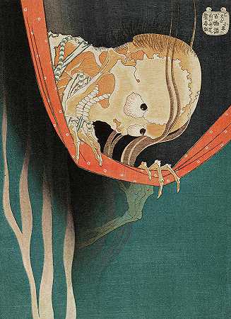 Kohada Koheiji的幽灵`The Ghost of Kohada Koheiji by Katsushika Hokusai