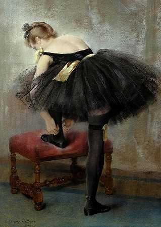 《舞者》，1890年`The Dancer, 1890 by Pierre Carrier-Belleuse