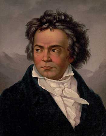 路德维希·范·贝多芬`Ludwig Van Beethoven by Ferdinand Schimon