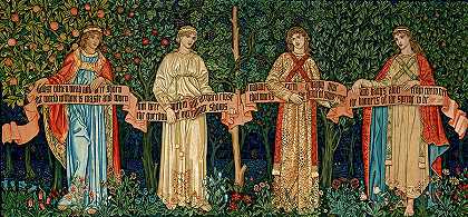果园`The Orchard by William Morris
