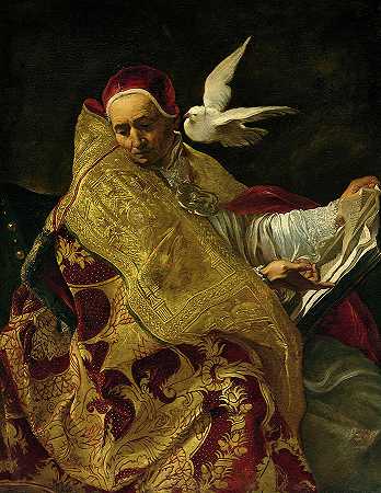 教皇大贵格利`Pope Gregory the Great by Unknown