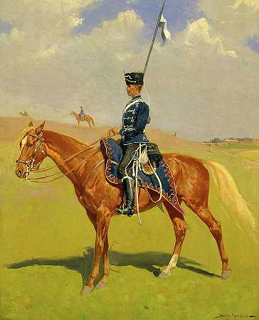 1893年的《骠骑兵》`The Hussar, 1893 by Frederic Remington