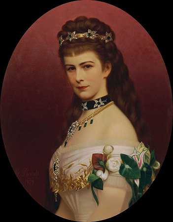 凯瑟林·伊丽莎白`Kaiserin Elisabeth (1874) by Georg Martin Ignaz Raab