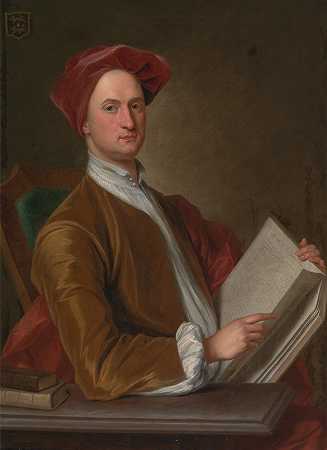 约翰·拉什特爵士`Sir John Rushout (1726) by John Smibert