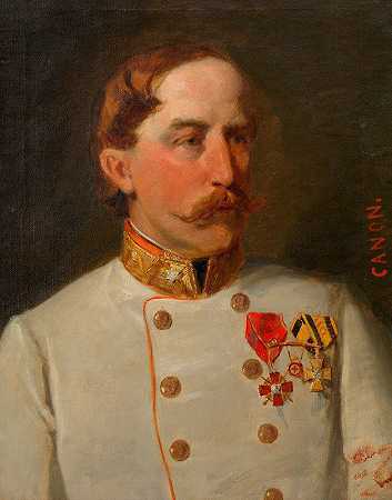 卡尔·路德维格·弗雷海尔·冯·舍内马克`Karl Ludwig Freiherr von Schönnermark (around 1865) by Hans Canon