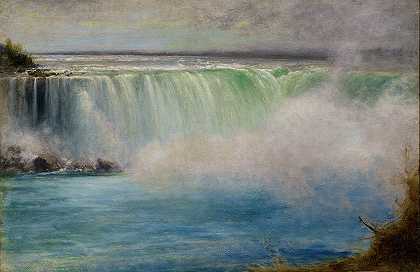 尼亚加拉瀑布`Niagara Falls (1885) by George Inness