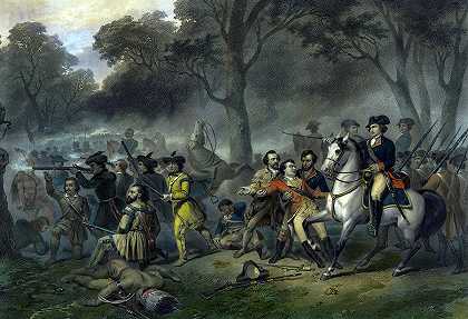 华盛顿士兵，莫农加希拉战役`Washington the Soldier, Battle of the Monongahela by American History