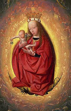赞美圣母`Glorification of the Virgin by Geertgen tot Sint Jans