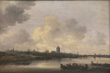 阿纳姆市景观`View of the City of Arnhem (1646) by Jan van Goyen