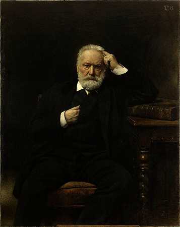 维克多·雨果肖像`Portrait de M. Victor Hugo (1879) by Léon Bonnat