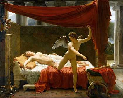丘比特与普赛克`Cupid And Psyche (C.1817) by François-Edouard Picot