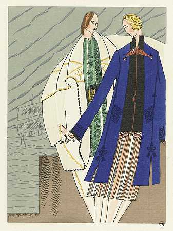 以捷克-斯洛伐克服装为灵感的外套`Manteaux inspirés des costumes tchéco~slovaques (1920) by L&;Hom