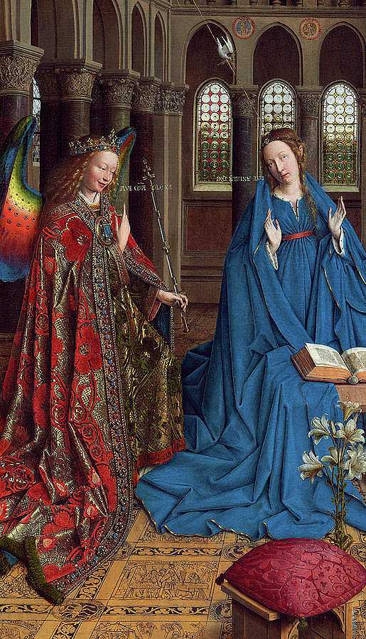 通告`Annunciation by Jan van Eyck