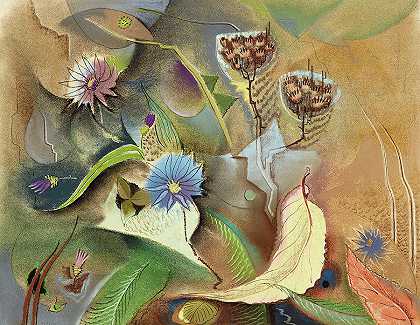 野花野叶`Wild Flowers and Leaves by Will Henry Stevens
