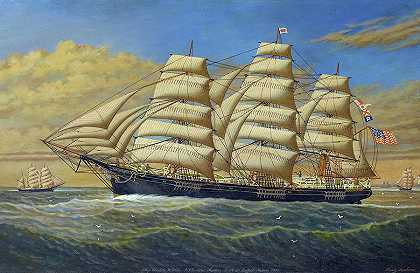 夏洛特·W·怀特号船`Ship Charlotte W. White by Percy Sanborn