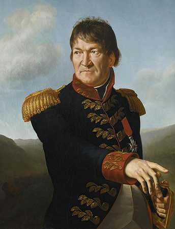 塞戈德·拉博德男爵肖像`Portrait Of Baron Ségoing De Laborde by Antoine-Jean Gros