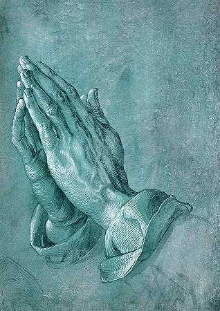 祈祷之手，1508年`The Praying Hands, 1508 by Albrecht Durer