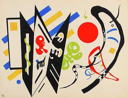辛特西模板`Sinthesi Stencil by Wassily Kandinsky