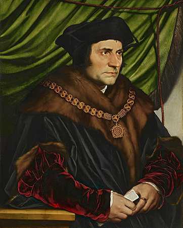 托马斯·莫尔爵士`Sir Thomas More  (1527) by Hans Holbein The Younger