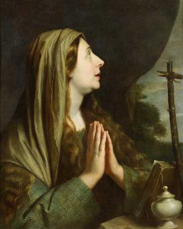 玛丽抹大拉`Mary Magdalene by Philippe de Champaigne