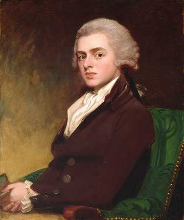 克利瑟罗上校`Colonel Clitherow (1784) by George Romney
