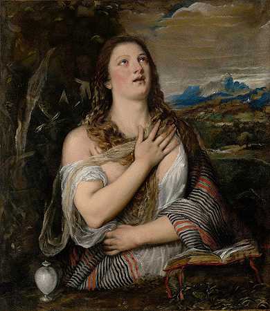 忏悔的抹大拉`The Penitent Magdalene (1555–1565) by Titian