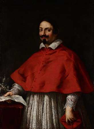 皮埃特罗·玛丽亚·博尔盖塞红衣主教画像`Portrait of Cardinal Pietro Maria Borghese (late 1620s–early 1630s) by Pietro da Cortona