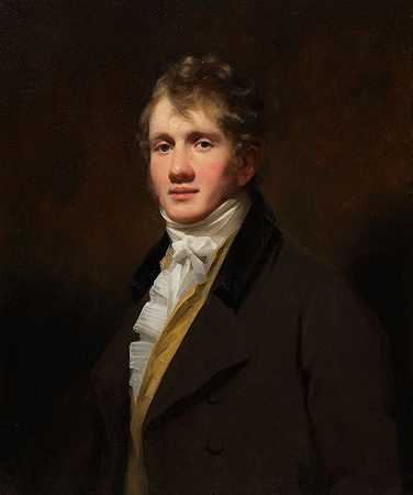 休·霍普肖像`Portrait of Hugh Hope (c. 1810) by Sir Henry Raeburn