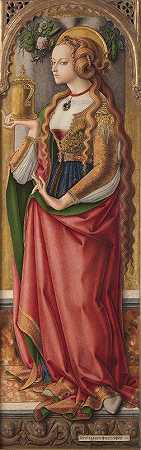 玛丽抹大拉`Mary Magdalene (c. 1480) by Carlo Crivelli