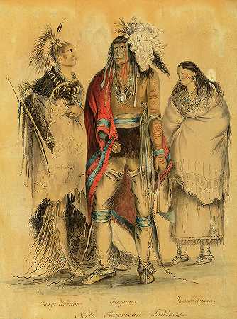 北美印第安人`North American Indians by George Catlin