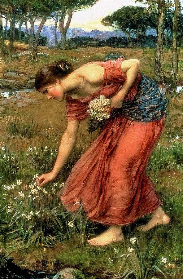 那西索斯，1912年`Narcissus, 1912 by John William Waterhouse
