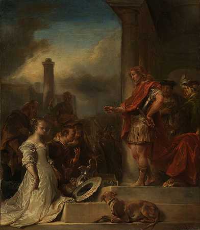 Scipio的节制`The continence of Scipio (1672) by Jan van Noordt