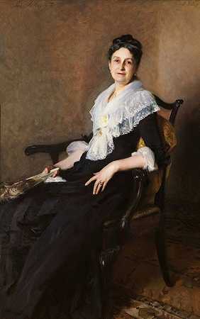 伊丽莎白·艾伦·马坎德`Elizabeth Allen Marquand (1887) by John Singer Sargent