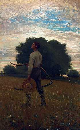 云雀之歌`The Song of the Lark by Winslow Homer