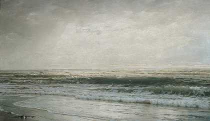 新泽西海滩`New Jersey Beach (1901) by William Trost Richards