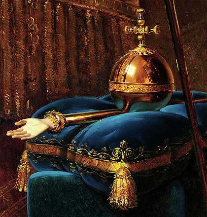 正义之手和圆球，拿破仑加冕礼`Hand of Justice and Orb, Coronation of Napoleon by Francois Gerard
