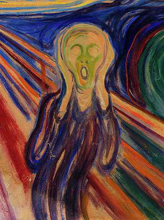 大自然的尖叫`The Scream of Nature by Edvard Munch