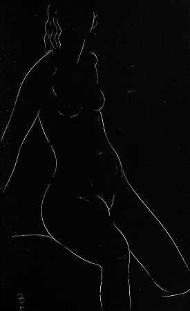 二十五个裸体Pl 22`Twenty~five nudes Pl 22 (1951) by Eric Gill