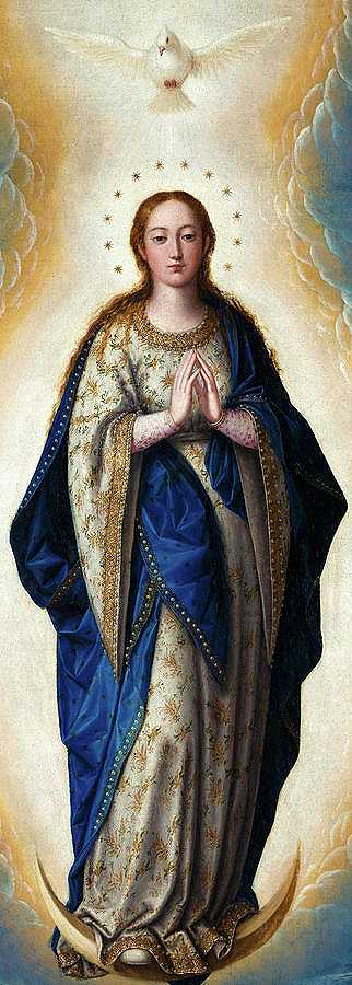 无瑕受孕，1617年`Immaculate Conception, 1617 by Juan Sanchez Cotan