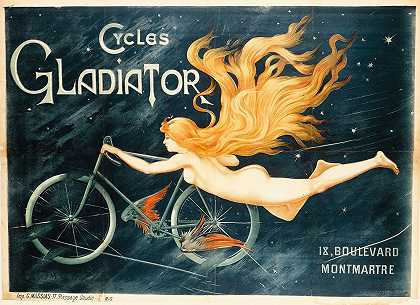 自行车角斗士`Cycles Gladiator (1890~1900) by C.B.