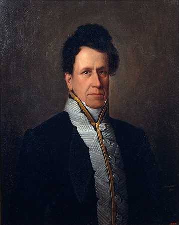 曼努埃尔·古铁雷斯肖像`Portrait of Manuel Mª Gutiérrez (1834) by Antonio María Esquivel