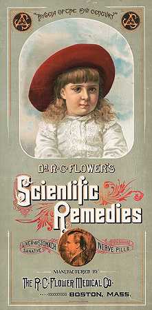 R.C.Flower博士科学疗法`Dr. R.C. Flowers scientific remedies (1887) by Hatch Lith. Co.