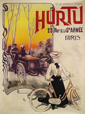 画`Hurtu (1900) by Henri Boulanger Gray
