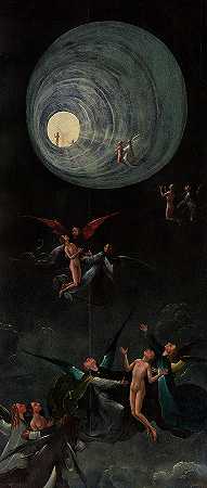 受祝福者的提升，来世的幻象`Ascent of the Blessed, Visions of the Hereafter by Hieronymus Bosch