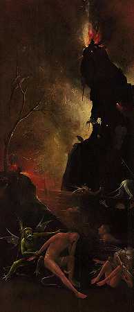 地狱之河，来世的幻象`The River to Hell, Visions of the Hereafter by Hieronymus Bosch