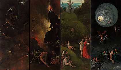 来世的幻象`Visions of the Hereafter by Hieronymus Bosch