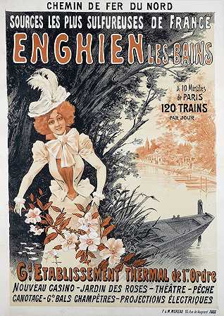 恩吉恩·莱斯·贝恩斯`Enghien les Bains (1880~1900) by Paolo Henri