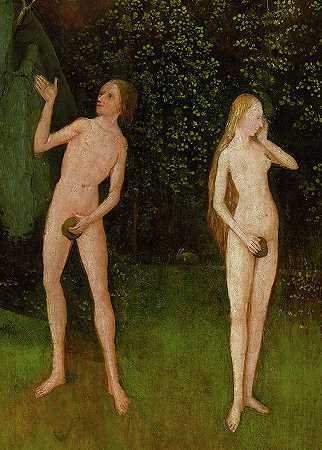 亚当和夏娃，海文`Adam and Eve, The Haywain by Hieronymus Bosch