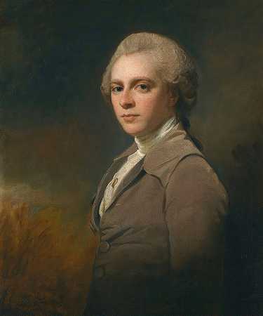 乔治·考珀肖像（1754-1787）`Portrait Of George Cowper (1754~1787) by George Romney